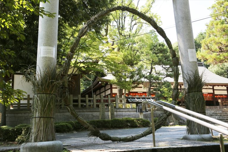 宗忠神社　茅の輪