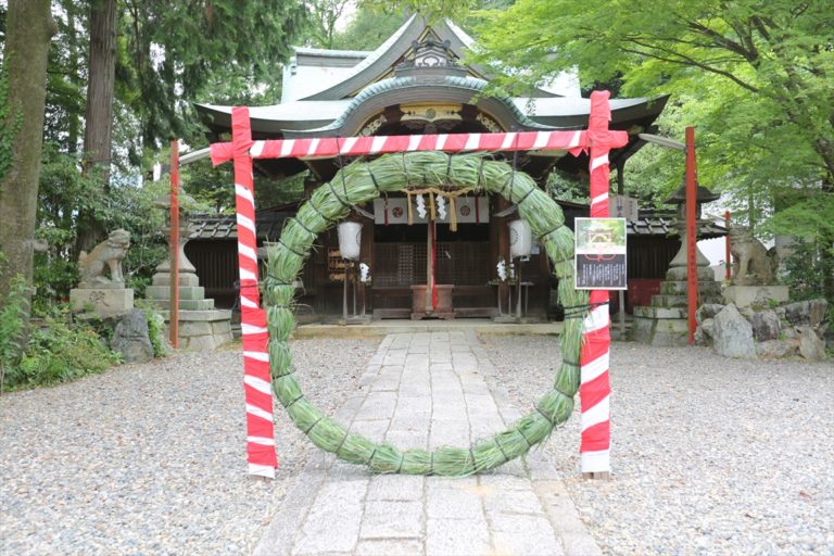 粟田神社　茅の輪