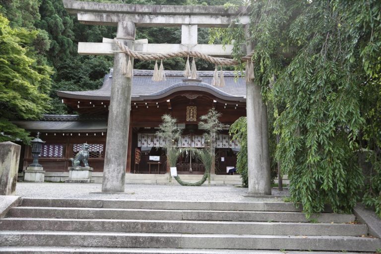 大石神社　茅の輪